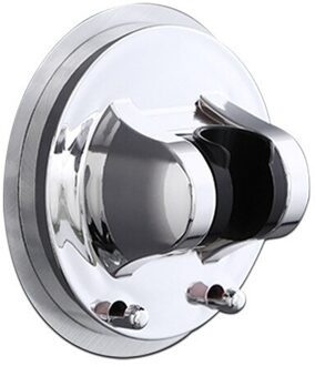 Handige Verstelbare Gepolijst Zelfklevende Handheld Zuig Up Boor-Gratis Douchekop Houder Douchekop Rack Punch-Gratis adjustabl Geborsteld Nikkel