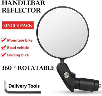 Handlebar End Bike Mirror Cycling Riding Mirror Back Rear View Rearview Mirror Bicycle Accessories For Mountain Road Bike MTB