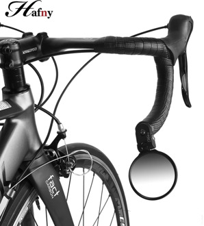 Handlebar End Bike Mirror Steel Lens Cycling Mirror Back Review Mirror For Bicycle Mountain Road Bike Mirror Bicycle Accessories