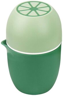 Handleiding Citroen Juicer Cup Mini Tarwe Stro Watermeloen Citrus Oranje Fruitpers Hand Druk Fruit Mixer Machine Keuken Tool groen
