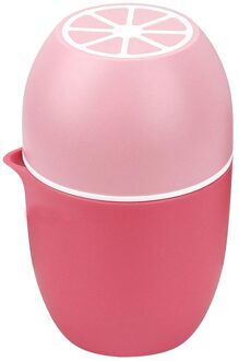 Handleiding Citroen Juicer Cup Mini Tarwe Stro Watermeloen Citrus Oranje Fruitpers Hand Druk Fruit Mixer Machine Keuken Tool Roze