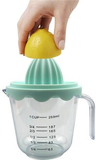 Handleiding Citroen Juicer Sinaasappelsap Keuken Diy Sap Tool Thuis Essentials Juicer Draagbare Handmatige Juicer Met Schaal Plastic