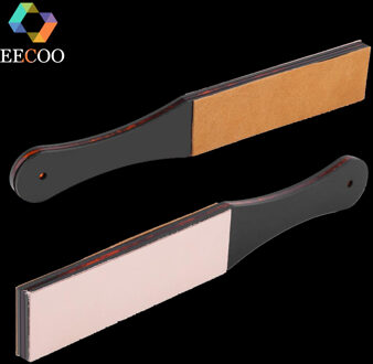 Handleiding Double-Layer Pu Lederen Scheren Strop Scheermes Slijper Riem Riem Nodig Scheren Band Tool Messenslijper