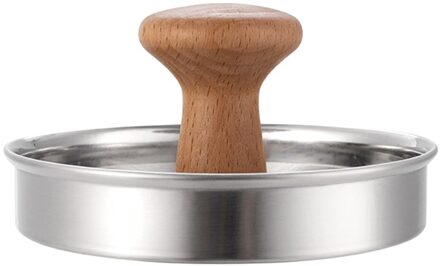 Handleiding Draagbare Keuken Tool Rvs Hamburger Druk Makkelijk Schoon Rundvlees Non Stick Restaurant Bbq Ronde Vorm Patty Maker