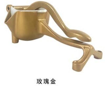 Handleiding Fruitpers Aluminium Hand Druk Sap Granaatappel Oranje Citroen Suikerriet Keuken Juicer Tool roos goud