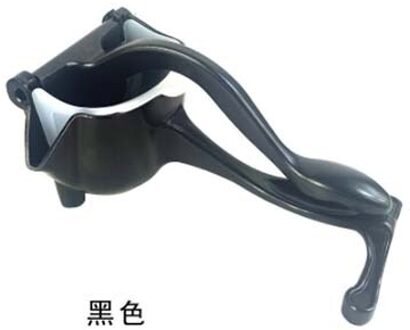 Handleiding Fruitpers Aluminium Hand Druk Sap Granaatappel Oranje Citroen Suikerriet Keuken Juicer Tool zwart