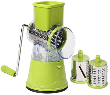 Handleiding Groente Aardappel Roller Cutter Rvs Blade Keuken Slicer Roller Snijmachine Handheld Voedsel Processor