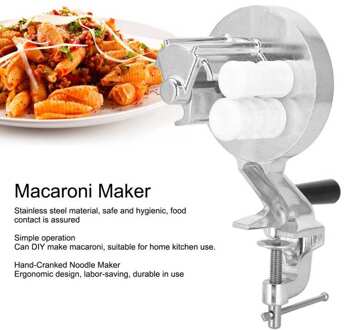 Handleiding Macaroni Maker Rvs Hand-Zwengelen Noedels Persmachine Keuken Supply