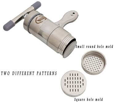 Handleiding Noodle Maker Maken Spaghetti Keukengerei Handleiding Noodle Maker Druk Pastamachine Crank Cutter Vruchten Juicer Kookgerei 2 Mold heads