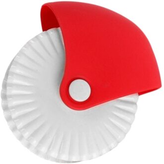 Handleiding Plastic Keuken Diy Pizza Gebak Rooster Cutter Pastei Decor Wiel Roller Voor Pie Korst Bakken Snijgereedschap