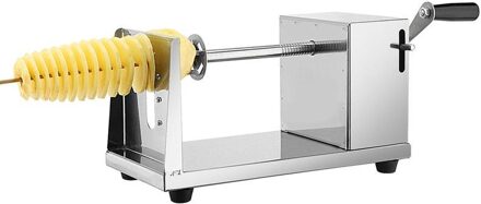 Handleiding Roestvrij Staal Aardappel Machine Twisted Chips Aardappel Snijmachine Spiraal Aardappel Cutter Franse Fry Spiraal Snijgereedschappen