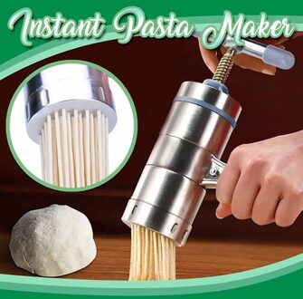 Handleiding Rvs Noodle Maker Druk Pastamachine Crank Cutter Vruchten Juicer Kookgerei Maken Spaghetti Keuken Gereedschap # G