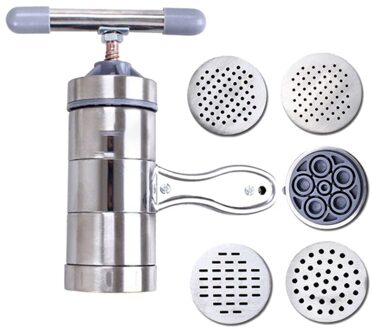 Handleiding Rvs Noodle Maker Druk Pastamachine Crank Cutter Vruchten Juicer Kookgerei Maken Spaghetti Keuken Gereedschap