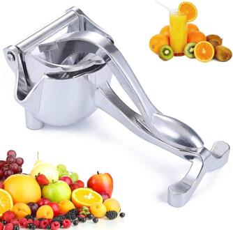 Handleiding Sap Knijper Aluminium Hand Druk Juicer Granaatappel Oranje Citroen Suikerriet Sap Keuken Fruit Tool