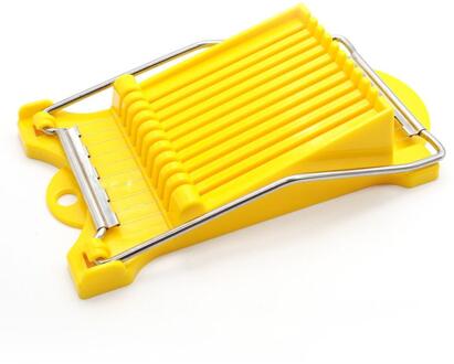 Handleiding Snijmachines Boterhamworst Ham En Fruit Slice Gelijkmatig Verdelen Tool Gadget Handleiding Groente Cutter Accessoires Keuken Gereedschap Q geel