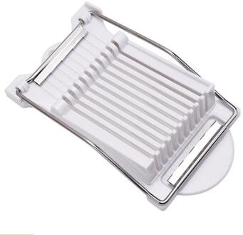 Handleiding Snijmachines Boterhamworst Ham En Fruit Slice Gelijkmatig Verdelen Tool Gadget Handleiding Groente Cutter Accessoires Keuken Gereedschap Q wit