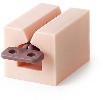 Handleiding Tandpasta Knijper Multifunctionele Gezichtsreiniger Tandpasta Tube Squeezer Clip-On Cleanser Knijper Badkamer Supply Roze