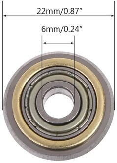 Handleiding Tegel Baksteen Cutter Rotary Lager Wiel Vervanging Voor Snijmachine 22Mm Gxma