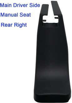 Handleiding Voorstoel Achterste Voet Trim Cover Rear Base Schroef Cover Voor Mitsubishi Outlander Asx handleiding Seat F