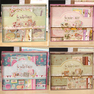 Handmade DIY Album Children's Scrapbook Baby Growth Commemorative Wedding Album Production Material Package Couple Gift Album