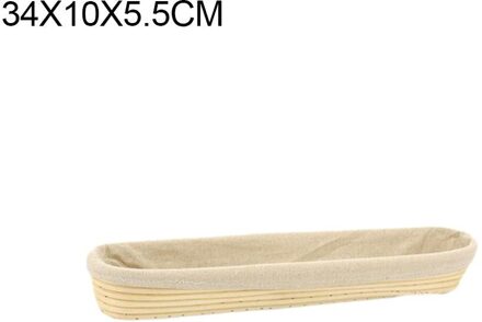 Handmade French Baguette Fermentation Country Bread Dough Brotform Proofing Proving Rattan Basket with Cloth Cover