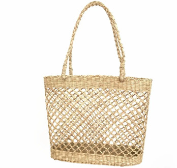 Handmade Straw Bags for Women 2019 Summer Beach Handbags Luxury Brands Designer Style Hollow Shoulder Bags