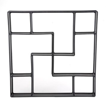 Handmatig Bestrating Cement Baksteen Beton Mallen Diy Plastic Path Maker Mold Tuin Steen Road Mold Tuin Decoratie Mold-9
