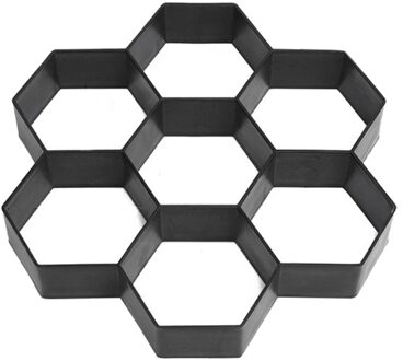Handmatig Bestrating Cement Baksteen Mallen Diy Plastic Path Maker Mold Tuin Steen Road Beton Mallen Voor Garden Home 04