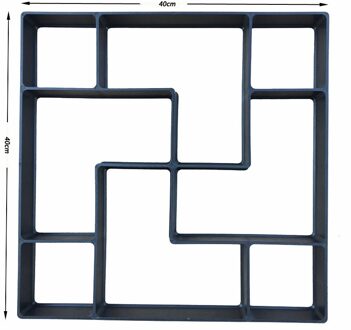 Handmatig Bestrating Mal Cement Baksteen Beton Mallen Diy Plastic Path Maker Mold Tuin Steen Road Mold Tuin Decoratie 3