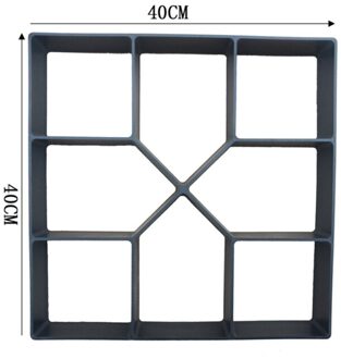 Handmatig Bestrating Mal Cement Baksteen Beton Mallen Diy Plastic Path Maker Mold Tuin Steen Road Mold Tuin Decoratie 4
