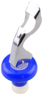 Handmatig Druk De Siliconen Wijn Stopper Vacuüm Plug Wijn Flessenstop Keuken Gereedschappen Wijn Flessenstop blauw en wit