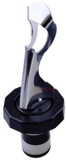 Handmatig Druk De Siliconen Wijn Stopper Vacuüm Plug Wijn Flessenstop Keuken Gereedschappen Wijn Flessenstop zwart en wit