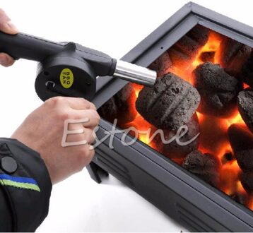 Handmatig Outdoor Barbecue Ventilator Air Blower Bbq Gereedschap Barbacoa Grill Accessoires Plastic & Rvs C42