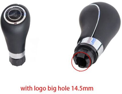 Handmatige Automatische Auto Shift Versnellingspook Knop Voor Mercedes Benz W203 S203 CL203 W209 W204 C204 C63 C300 C250 W207 a207 W212 met logo groot 14.5mm
