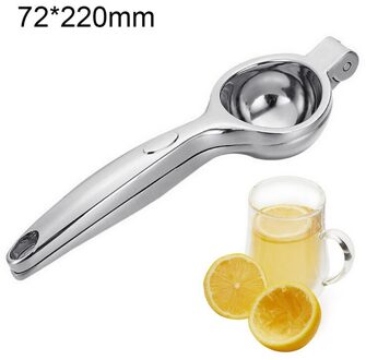 Handmatige Citruspers Hand Citruspers Citroen Fruit Juicer Citrus Persmachine Roestvrijstalen Keuken Accessoires Voor Thuis zilver 7x22cm