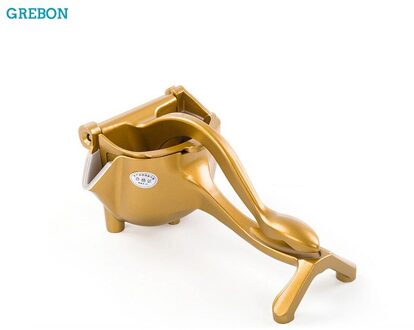 Handmatige Juicer Hand Rvs Fruitpers Draagbare Mini Citruspers Oranje Aluminium Keuken Gereedschap Quick Sap Pro gouden