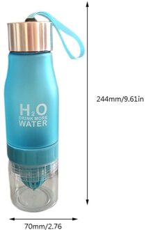 Handmatige Juicer Water Fles Plastic Fruit Infusie Fles Zetgroep Drinken Outdoor Sport Sap Citroen Draagbare Water Bootle