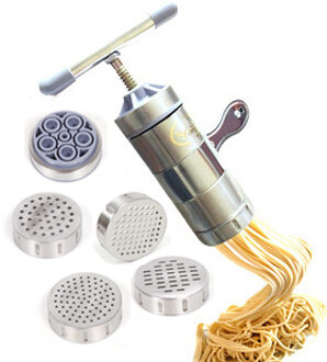 Handmatige pasta machine huishoudelijke roestvrijstalen hand persmachine handleiding persorgaan 5