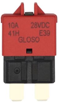 Handmatige Reset ATC Circuit Breaker Blade Zekering Auto Motor Vrachtwagen Boot Marine 5A 7.5A 10A 20A 25A DC 28V auto Accessoires Reset Rood