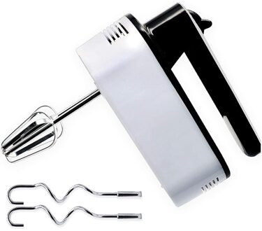 Handmixer Elektrische, 5-Speed Krachtige Turbo Elektrische Keuken Handheld Mixer Met 4 Roestvrij Staal Bijlagen ons aansluiten