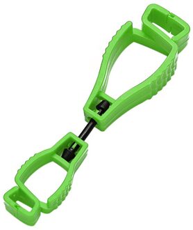 Handschoen Clip Holder Hanger Guard Arbeid Werk Klem Grabber Catcher Veiligheid Werk Stijlvolle Handschoen Grabber Clips Handige S #6 groen