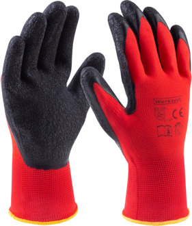 Handschoen Latex Rood Maat 10 - WU8911100