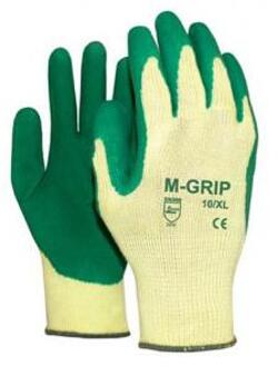 Handschoen M-Grip groen CE cat.2 maat S