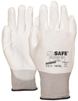 Handschoen PU-flex nylon wit CAT2 XL