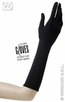 Handschoenen lycra 37cm zwart