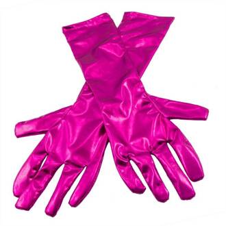 Handschoenen - Metallic Magenta Roze