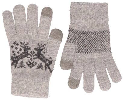 Handschoenen Nordic/grijs voor dames