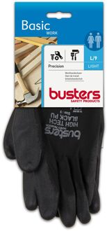 handschoenen 'Precision' nylon/PU zwart M9