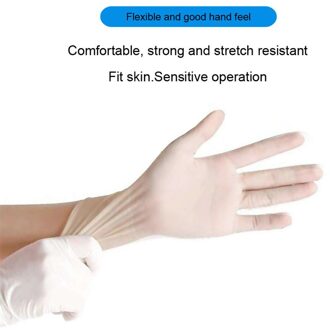 Handschoenen Rubber Comfortabele Wegwerp Monteur Pvc Handschoenen Examen Handschoenen 100Pc