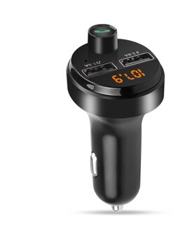 Handsfree Fm-zender Bluetooth 5.0 Aux Modulator Carkit TF Auto Audio MP3 Speler 3.6A Snelle Lading Dual USB Auto charger M-615